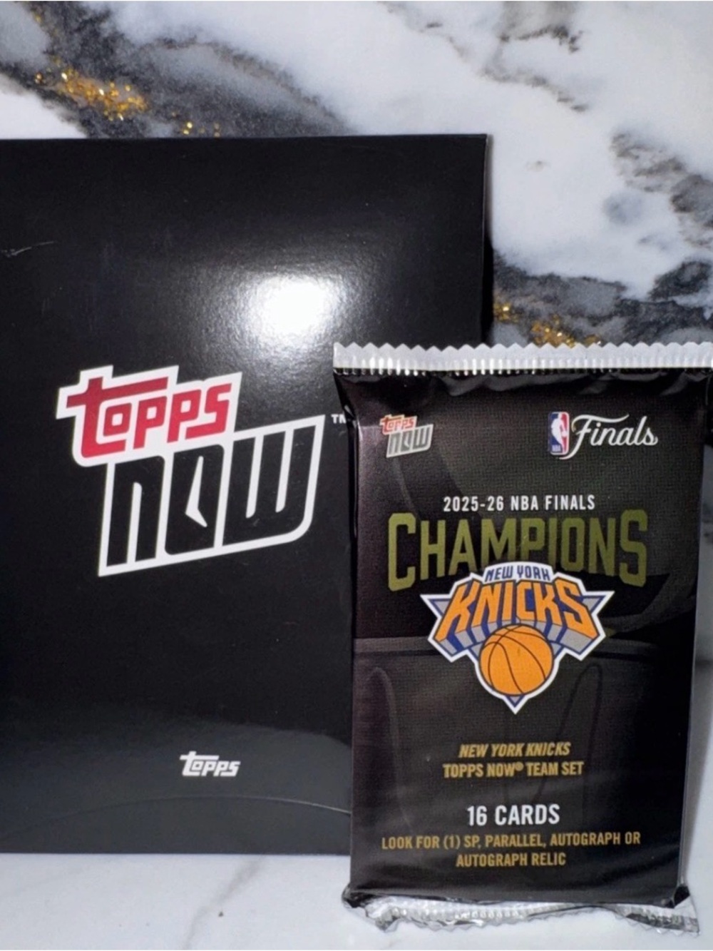 Topps Black & Gold Now 2025-26 Knicks Champions Pack